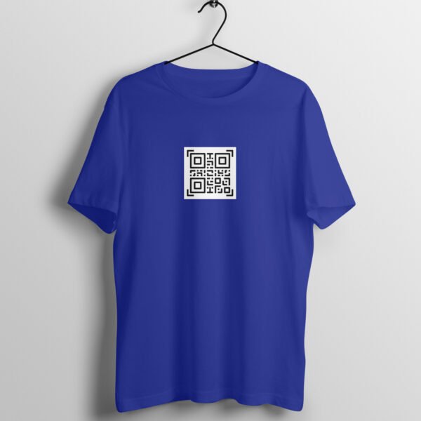 Custom QR Code Half Sleeve T-Shirt – Personalized Link Printed - Image 25