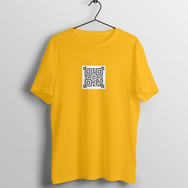 Custom QR Code Half Sleeve T-Shirt – Personalized Link Printed - Image 5