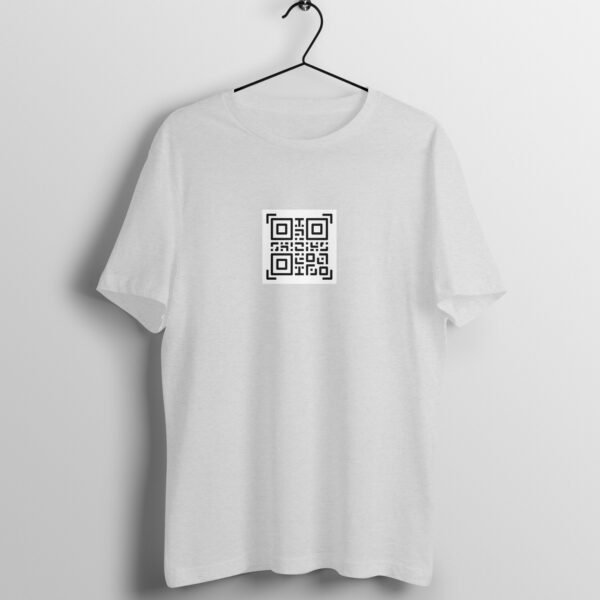 Custom QR Code Half Sleeve T-Shirt – Personalized Link Printed - Image 7