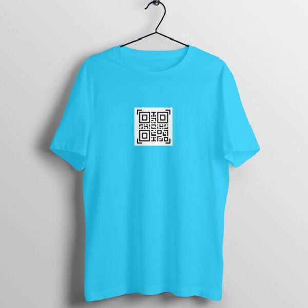 Custom QR Code Half Sleeve T-Shirt – Personalized Link Printed - Image 9