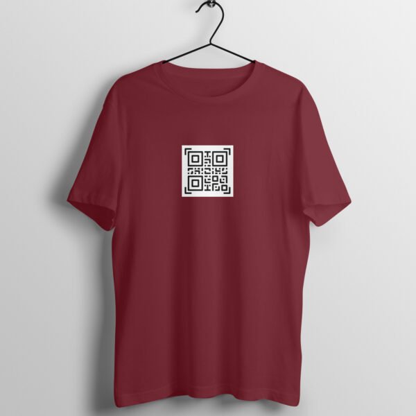 Custom QR Code Half Sleeve T-Shirt – Personalized Link Printed - Image 17