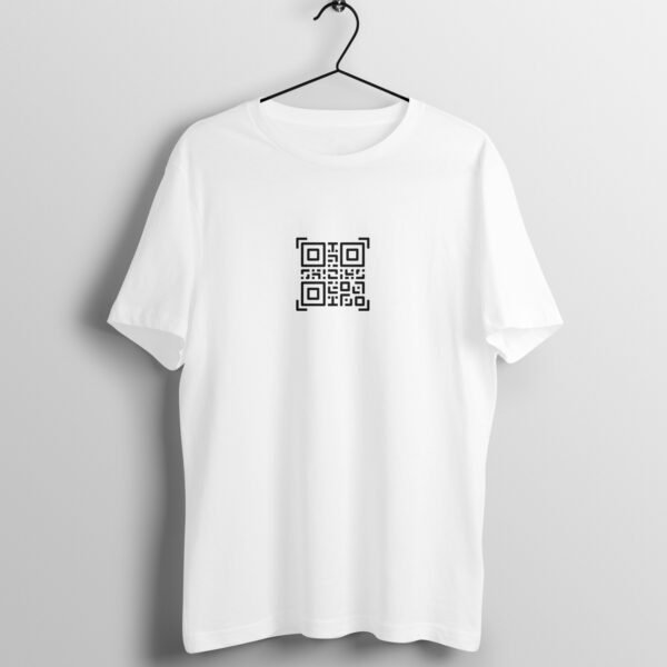 Custom QR Code Half Sleeve T-Shirt – Personalized Link Printed - Image 23