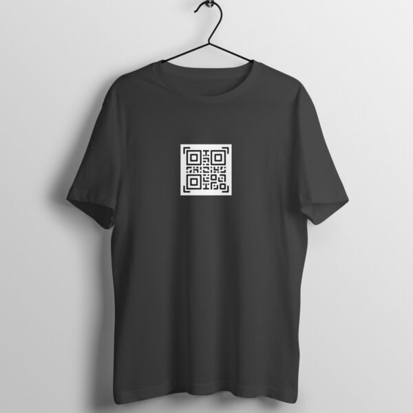 Custom QR Code Half Sleeve T-Shirt – Personalized Link Printed