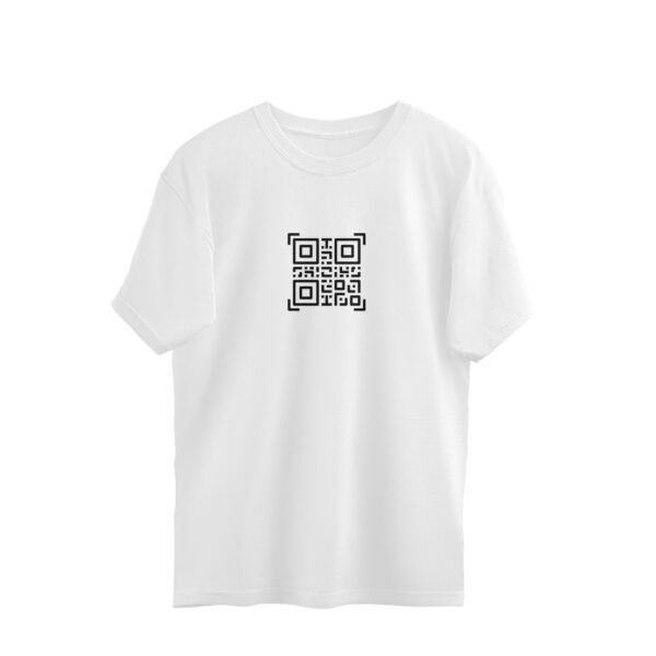 Custom QR Code Oversized T-Shirt – Personalized Streetwear Style - Image 19
