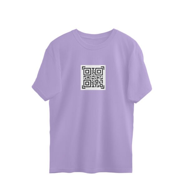 Custom QR Code Oversized T-Shirt – Personalized Streetwear Style - Image 17