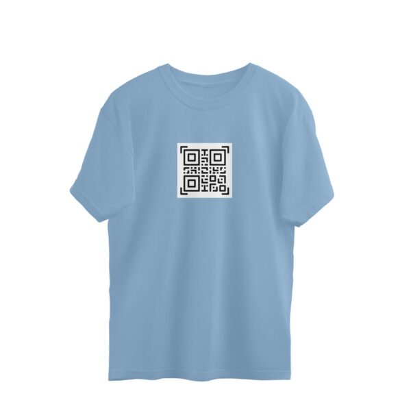 Custom QR Code Oversized T-Shirt – Personalized Streetwear Style - Image 15