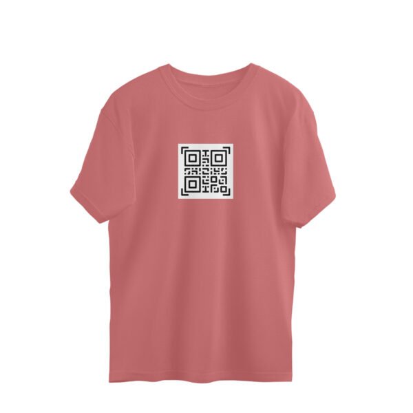 Custom QR Code Oversized T-Shirt – Personalized Streetwear Style - Image 13