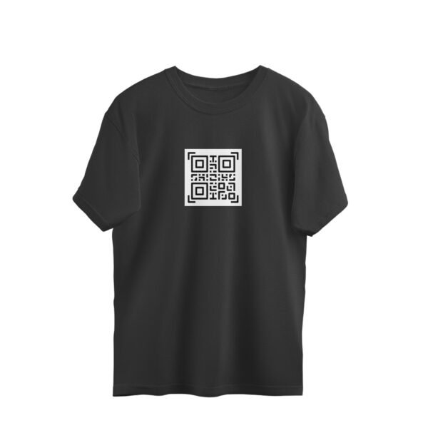 Custom QR Code Oversized T-Shirt – Personalized Streetwear Style - Image 21